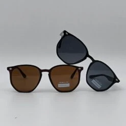 Lunettes De Soleil En Forme Géométrique à Verres Teintés