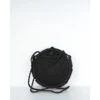 Sac En Raphia Noir De Forme Ronde à Motif Ajouré -Accessoires De Mode product 11384463hd