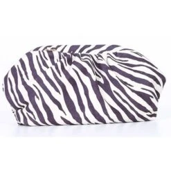 Sac Pochette à Motif Zébré Fermeture Métallique Aimant