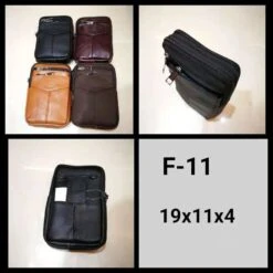 Pochette à Porter Au Niveau Ceinture En Cuir De Vachette