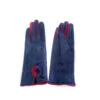 Gants Tactiles Bleu Marine Ornés De Pompon Avec Fente -Accessoires De Mode product 11398547hd