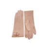 Gants Tactiles Rehaussés D'un Joli Nœud Papillon Beige -Accessoires De Mode product 11398575hd