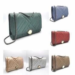 Sac Bandoulière à Rabat Avec Surpiqures Effet Matelassage