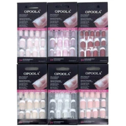 Faux Ongles En Forme Carrée Arrondie