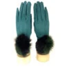 Gants Tactiles Bleu Canard Avec Pompon à Deux Couleurs 1 Gants Tactiles Bleu Canard Avec Pompon à Deux Couleurs -Accessoires De Mode product 11413878hd