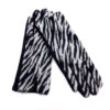 Gants Avec Imprimé à Rayures Design Zébré Noir -Accessoires De Mode product 11416600hd