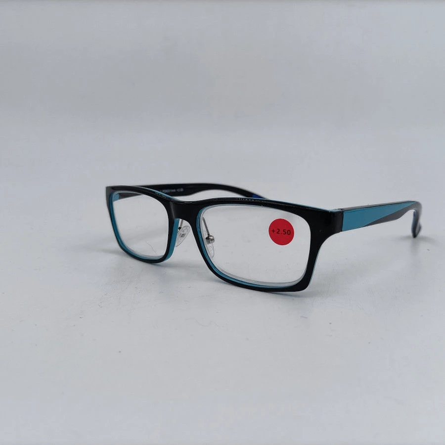 Lunettes De Lecture Modèle Rectangle Bicolore Noir Bleu 3 Lunettes De Lecture Modèle Rectangle Bicolore Noir Bleu