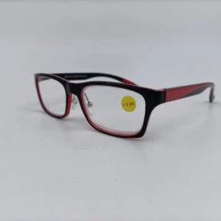 Lunettes De Lecture Modèle Rectangle Bicolore Noir Rouge