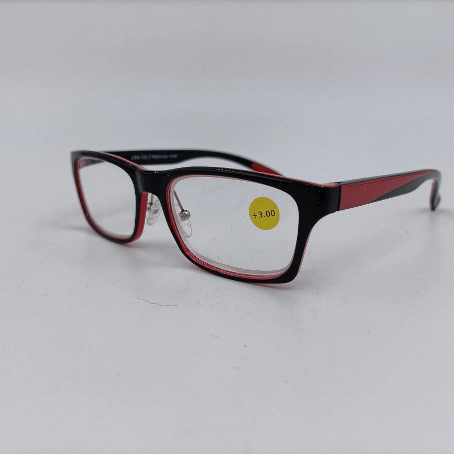 Lunettes De Lecture Modèle Rectangle Bicolore Noir Rouge 3 Lunettes De Lecture Modèle Rectangle Bicolore Noir Rouge