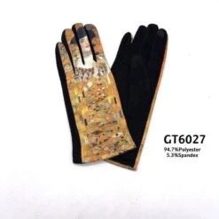 Gants Tactiles à Motif Tableau "Portrait D'Adèle" De Gustav Klim
