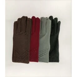 Gants à Décoration De Perles Et Strass Fantaisie Sur Le Dos