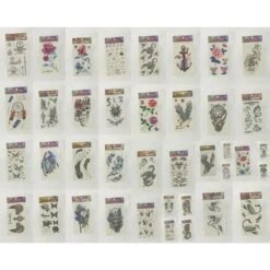 Tatouage Temporaire à Motif Fantaisie Réaliste Modèle MIX