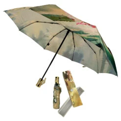 Parapluie Pliant à Ornement D'un Motif Avec Des Végétaux