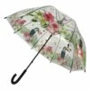 Parapluie Transparent Cloche Coloré D'un Imprimé Tropical -Accessoires De Mode product 11449749hd