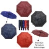 Parapluie Pliant Tissu 100% Polyester Imprimé à Pois