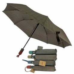 Parapluie Pliant Avec Un Très Beau Tissu Motif à Carreaux