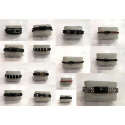 Bracelet Fermoir Magnétique Fait D'une Belle Lanière De Cuir