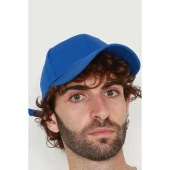 Casquette Unie Bleu Royal Avec Fermeture Ajustable à Clip