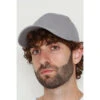 Casquette Unie Gris Avec Fermeture Ajustable à Clip -Accessoires De Mode product 11544661hd