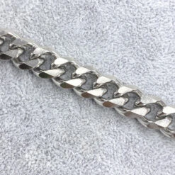 Bracelet Homme Acier Chaîne Gourmette Longueur 21 Cm - Largeur 11,20 Mm