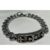 Bracelet Chaîne En Métal Et Une Plaque Sculptée De Croix -Accessoires De Mode product 11579097hd