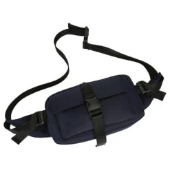 Sac De Poitrine Porté Travers Conçu En Polyester Bleu