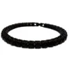 Bracelet Dans Une Monture Noire Avec Chaîne De Cristaux -Accessoires De Mode product 11579699hd