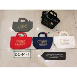 Sac Cabas En Toile De Coton Attention Pipelette De Mère En Fille