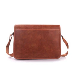 Sacoche En Bandoulière De Type Besace à Rabat Camel