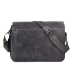 Sacoche En Bandoulière De Type Besace à Rabat Gris