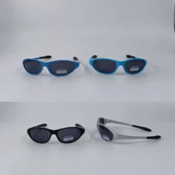 Lunettes De Soleil Enfant à Monture Ovale En Plastique