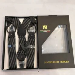 Bretelles Y Avec Imprimé En Rayures à Pinces Ou Boutons