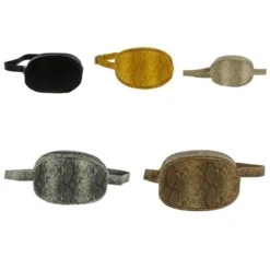 Sac Banane Arrondi Aspect Reptile Avec Fermeture Zippée