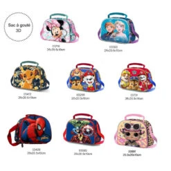 Sac à Goûter Isotherme Zippé Avec Motif En Relief Effet 3D