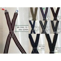 Bretelles Fantaisie à Pinces Et Croisillon Dorsal Métallique