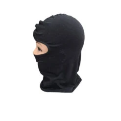 Cagoule Coloris Noir Fait Dans Un Coton Fin Et élastique