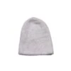 Bonnet En Maille Côtelée Souple à Rayures Verticales Blanc -Accessoires De Mode product 11623186hd