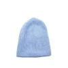 Bonnet En Maille Côtelée Souple à Rayures Verticales Bleu Clair -Accessoires De Mode product 11623188hd