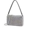 Sac Pochette Scintillant Silver à Bandoulière Chainette Amovible -Accessoires De Mode product 11624804hd