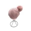 Bonnet Côtelé à Détail Flocon De Neige Avec Pompon Rose -Accessoires De Mode product 11625136hd