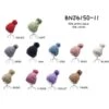 Bonnet à Motif Torsadé Et Pompon Avec Revers Coloris MIX -Accessoires De Mode product 11625207hd