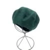 Béret En Viscose Avec Mélange Vert Bouteille Bordé à Strass -Accessoires De Mode product 11625224hd
