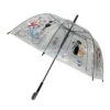 Parapluie Cloche Transparent Avec Motif Chats Amoureux