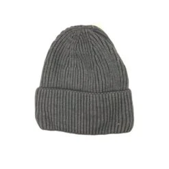 Bonnet Gris Avec Doublure Fourrée Unisexe à L'intérieur