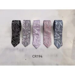 Cravate Fait En Polyester à Motifs Paisley Largeur 6 Cm