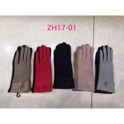 Gants Avec Découpe Et Pompon En Fausse Fourrure