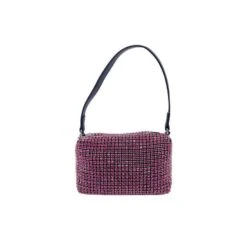 Mini Sac Fourre-tout En Cristaux Façon Diamants Fuchsia