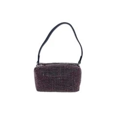 Mini Sac Fourre-tout En Cristaux Façon Diamants Rouge