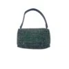 Mini Sac Fourre-tout En Cristaux Façon Diamants Vert Foncé -Accessoires De Mode product 11637082hd