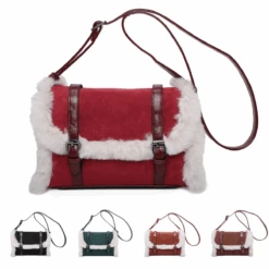 Sac Bandoulière En Suédine Avec Bordure Fausse Fourrure 19 Sac Bandoulière En Suédine Avec Bordure Fausse Fourrure -Accessoires De Mode product 11639790hd